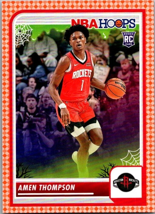 2023-24 Panini Haunted Hoops - Amen Thompson #86 Orange (RC)