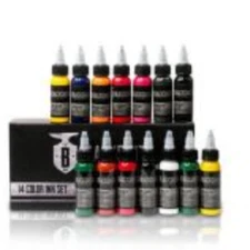 14-Piece Premium Tattoo Ink Set – Vibrant, Long-Lasting Colors for Professional