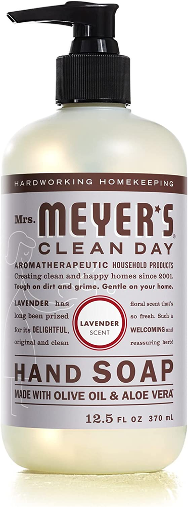 Hand Soap, Made with Essential Oils, Biodegradable Formula, Lavender,12.5 Fl. Oz