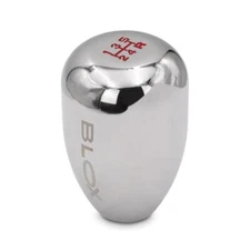 BLOX Racing Limited Series 6-Speed Billet Shift Knob Chrome Finish M10X1.25