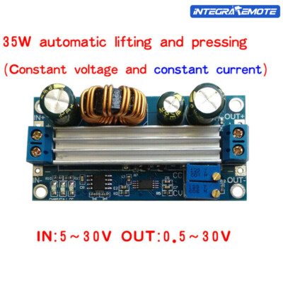 DC-DC 3A 35W Buck Boost Converter Auto Step up/down CC CV Regulator Power Module