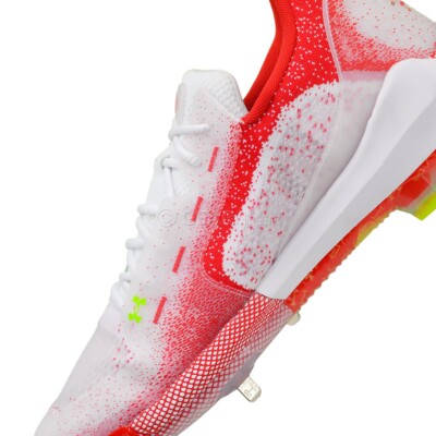 Under Armour UA Harper 6 Low ST Metal Mens Baseball Cleats, White