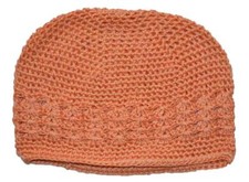 Kufi Hat Crochet Cap Beanie Peach
