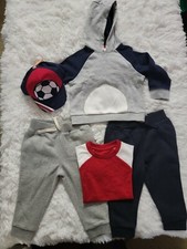 Children's Place boys soccer bundle of 5 sz 12-18 M