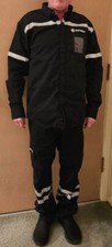 Daimler Detroit Mens Worker Suit, Antum, Cotton, Jacket - Size L, Pants 34, EUC