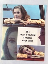 1964 MOST BEAUTIFUL CHRYSLER CAR New Yorker Sales Brochure Catalog Booklet