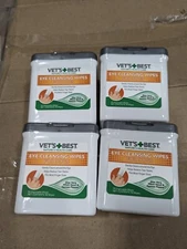 4xVet's Best  Pack eye cleansing Wipes for Dogs 50ct each 200 total
