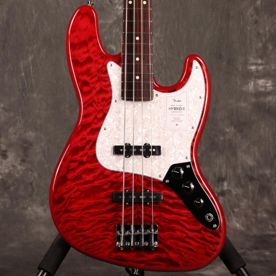Fender 2024 Collection Made in Japan Hybrid II Jazz Bass Red Fender 2024 Collection Made in Japan Hybrid II Jazz Bass Red