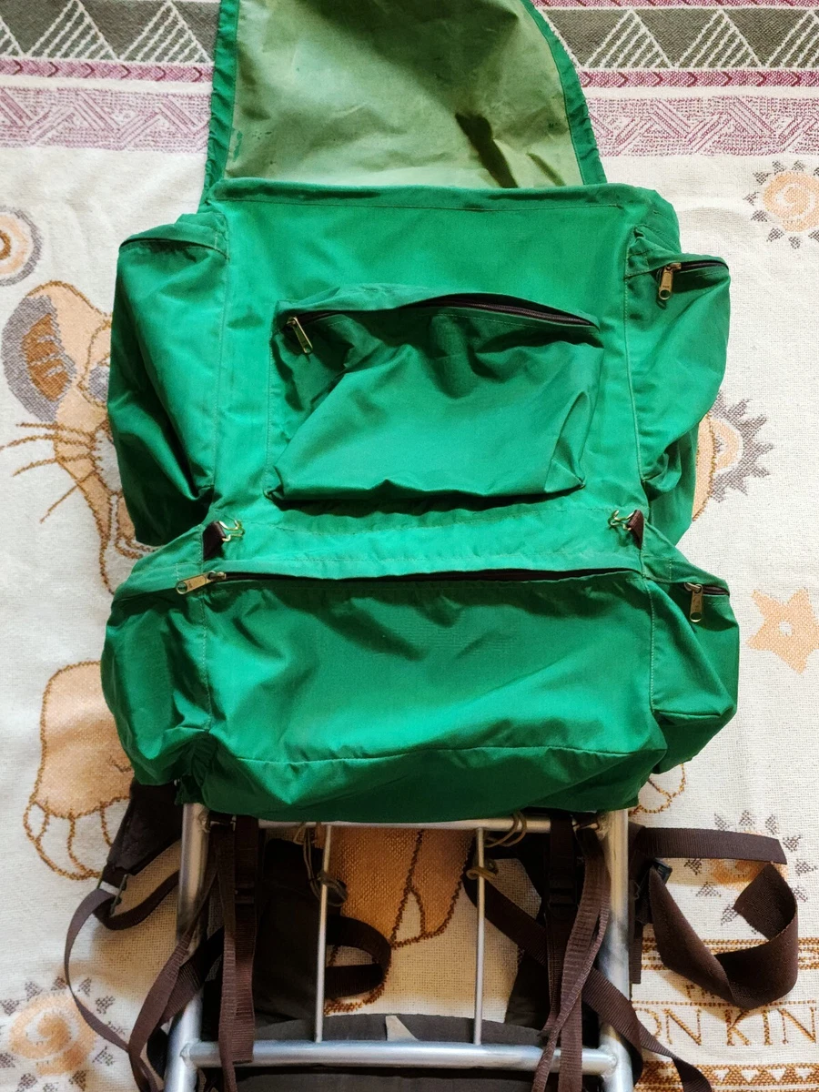 Vintage camp trails 2025 external frame backpack