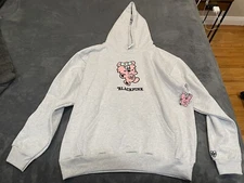 BLACKPINK X VERDY BORN PINK TOUR AMEX GRAY SWEATSHIRT HOODIE EXCLUSIVE XL NEW