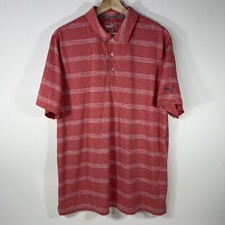 PUMA Dry Cell Golf Polo Shirt Striped Pink Men  s Large L