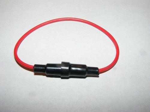 x10 18 AWG In-Line GLASS Fuse SCREW CAP HOLDER BGXP TYPE 5X20mm CAR TRUCK USA - Picture 2 of 11