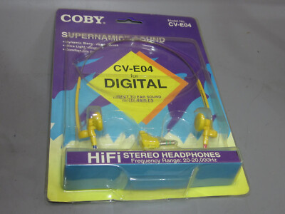 Coby Kopfhörer OVP alt CV E04 