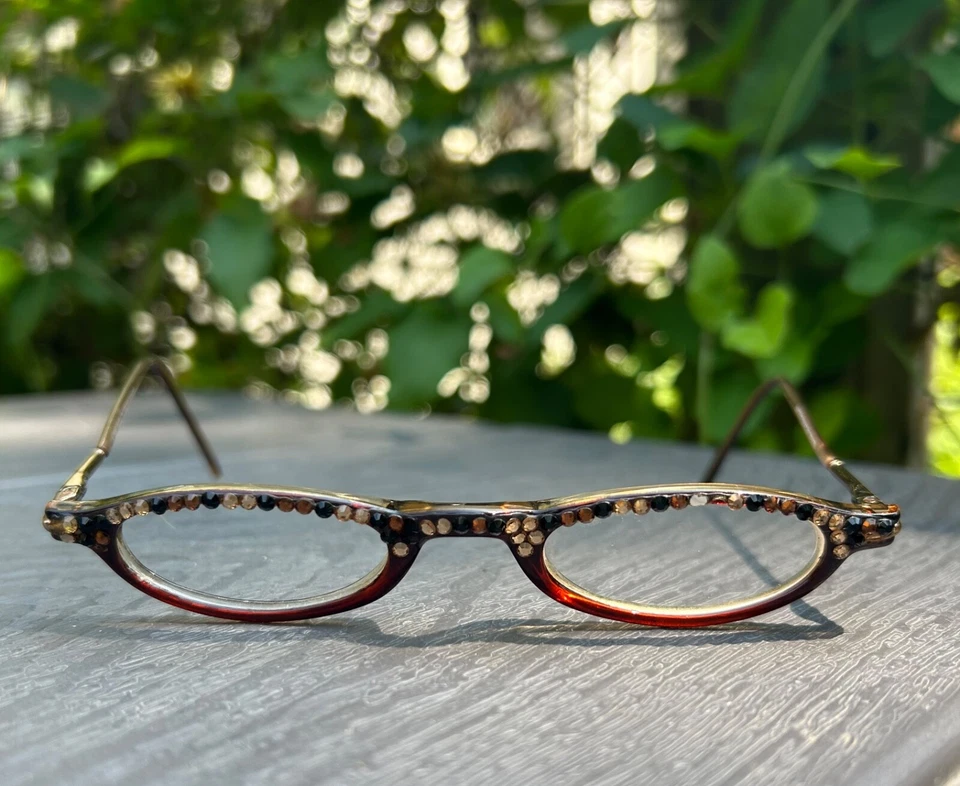 Gafas de lectura JC Jimmy Crystal New York GL 314 +1,00 Swarovski marrón Foto 2 de 4