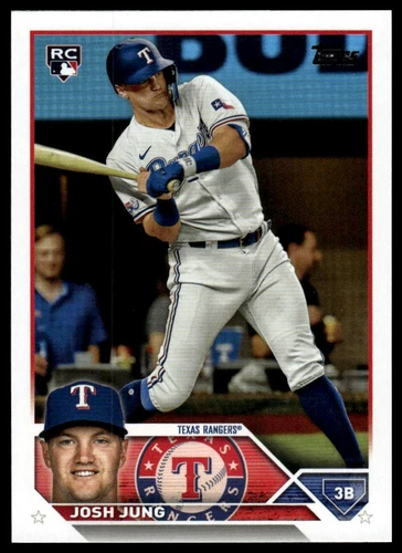 Josh Jung 2023 Topps #529 RC Texas Rangers