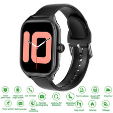 Smart Watch For Men/Women, Waterproof Smartwatch Bluetooth and SMS Reminder
