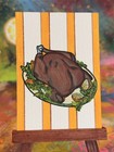 ACEO Original Painting 2.5x3.5 Art Card: Turkey dinner food by artisticapocalyse — photo 2