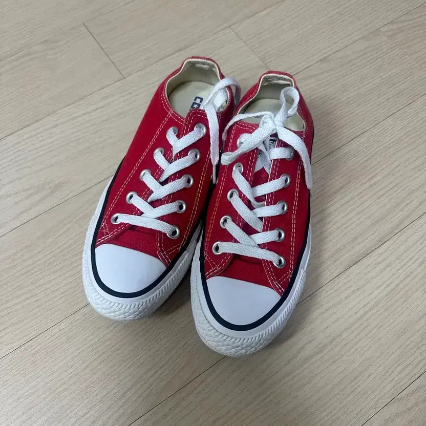 Converse All-Star Red Low Sneakers 220 Size thumbnail 2
