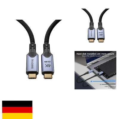 USB C Kabel 1M 20 Gbps 100W 4K 60Hz Thunder