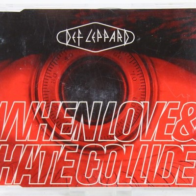 Music Musik MAXI CD Def Leppard   When Love & Hate Collide Gut
