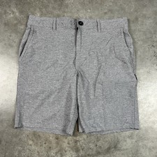 O  neill Hybrid Shorts Mens 34 Gray Strerch Outdoors Beach Drawstrings