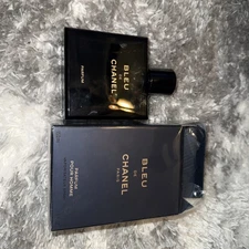 EMPTY Chanel Bleu Parfum Bottle 5.0 oz And box