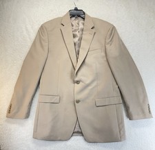 Chaps Mens Blazer Clay Brown 2 Button Jacket Sport Coat 42L