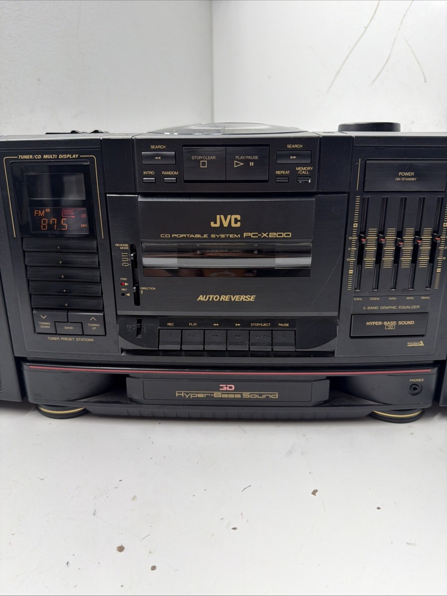 JVC Pc-x200 Boombox 3d HYPER Ghetto Blaster for sale online | eBay
