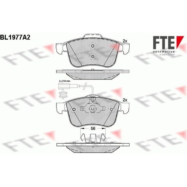 FTE 9010567 Bremsbelagsatz FüR Alfa Romeo 159 Brera Spider 939-image