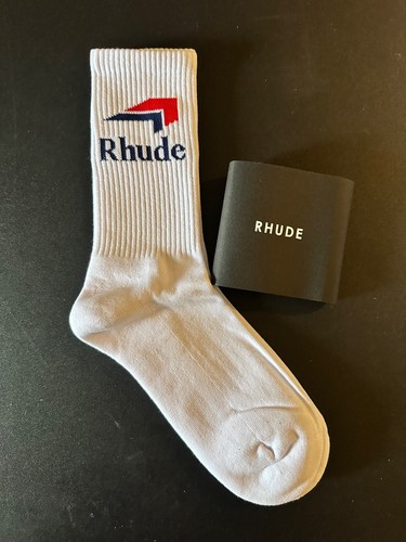 Rhude Chevron Logo Socks - Red & Blue - Picture 2 of 3