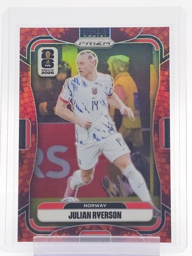 JULIAN RYERSON 2026-27 PANINI PRIZM FIFA WORLD CUP MAPLE LEAF /86 NORWAY Q7539