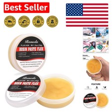 Set of 2 Rosin Soldering Flux Jars - 70g Non-Corrosive for Lead-Free Electronics
