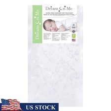 Jasmine 4 Inch Foam Crib Mattress Waterproof Lightweight Firm Comfort Safe Sleep