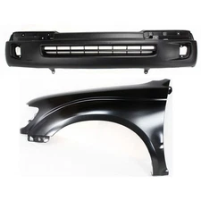 Bumper Cover Kit For 98-2000 Tacoma Front Bumper Cover and Fender 2pc