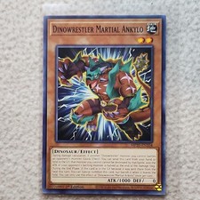 Konami Dinowrestler Martial Ankylo Effect 2020 Tin 1st MP20-EN104 Yu-Gi-Oh! TCG
