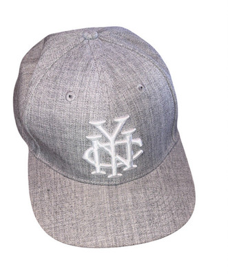 H&M Snapback Cap grau, Einheitsgröße, verstellbar, Front-Logo
