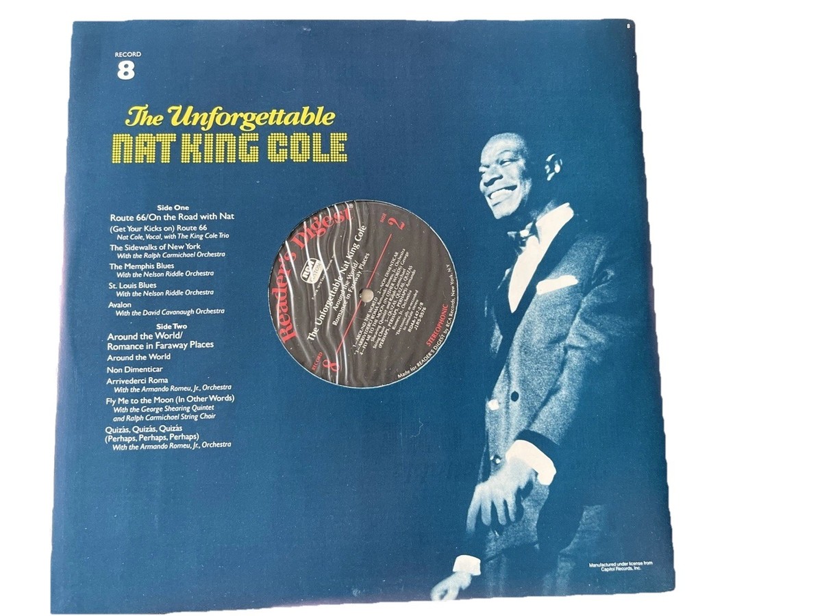 Nat King Cole The Unforgettable Collector's Edition 8 LP Box Set
