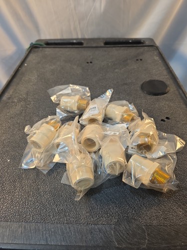 Lot 10 Grainger 2GKA4 3/4 MPT x 3/4 CPVC Connector Fitting MRO Plumbing