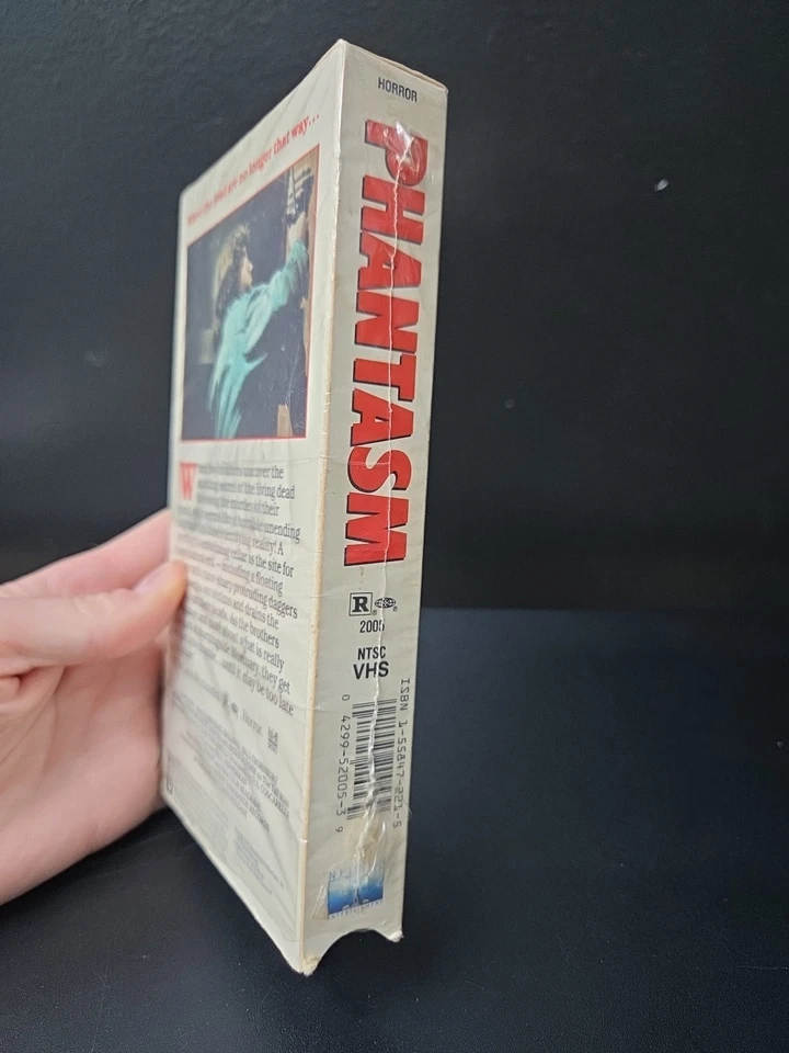 Phantasm VHS 1984 Early Release W/Shrink/Vintage Case EX Nelson ENT CLEAN! Foto 4 de 4