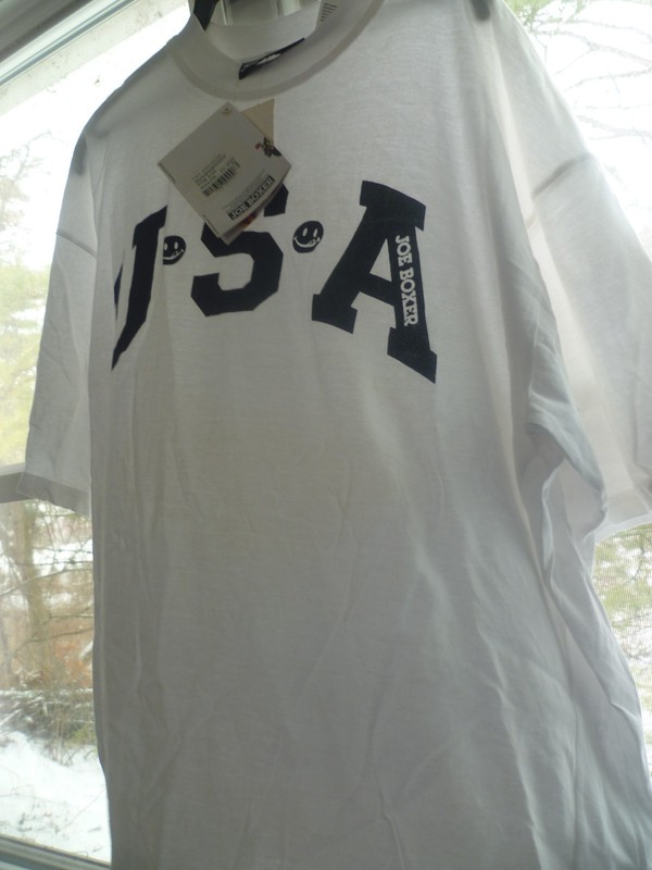 Vintage Joe Boxer U S A t-shirt NWT, One-Size