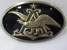 2010 Limited Edition "A" Budweiser Beer Eagle Belt Buckle Fits up to 1.5" Belt