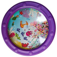 Ocean Drum Wave Bead Drum Gentle Sea Sound Music Gift Educational Tool Percus...
