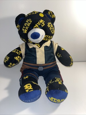 Star Wars Build A Bear LOGO Stuffed Teddy Bear Plush Animal 18   Dressed BAB Toy