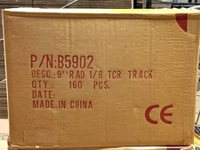 160pc Factory CASE TYCO TCR Slot less Car Race TRACK 1/8 9" Radius CURVE B5902