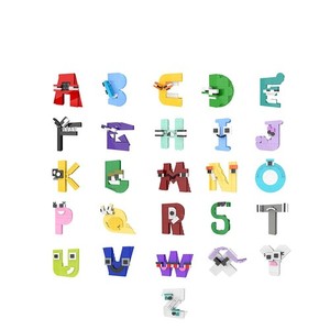 MOC 26 Alphabet Inspired Building Block Set Kids Educational Toys Bricks Gifts