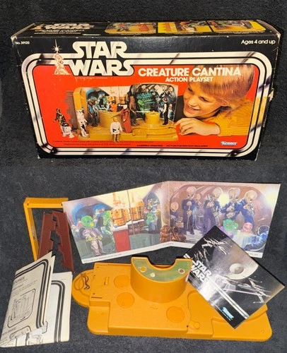 STAR WARS CREATURE CANTINA Action Playset Vintage 1978 in Box Complete + Manual