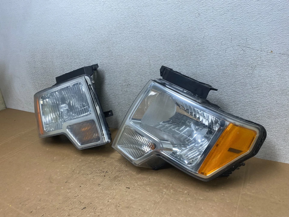 Faros halógenos izquierdo+derecho Ford F-150 F150 2009 a 2014 V5109 DW Foto 2 de 4