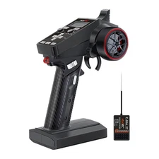 CT-6A Receiver 2.4GHz 6CH One-Hand Remote Transmitter for RC Car, Boat, Drone