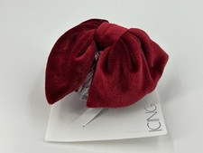 NEW ICING Claires Red bow Clip Womens Hair Accessory