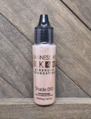  Luminess Airbrush Silk 4-In-1 Shade 1 Foundation .50oz NOS/ SEALED